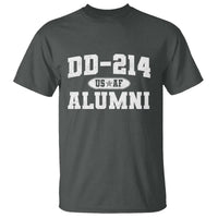 DD-214 US Air Force Alumni T Shirt US Military Veteran Retired - Wonder Print Shop