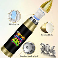 Jesus Loves You Bro Christian Believer Faith Bullet Tumbler Dripping Graffiti Rap God Religious Graphic