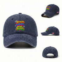 Jesus Loves You Bro Christian Believer Faith Washed Cotton Baseball Cap Dripping Graffiti Rap God Religious Graphic