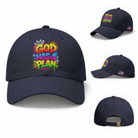 God Has A Plan Baseball Cap Graffiti Rap Christian Faith Graphic