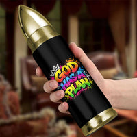 God Has A Plan Bullet Tumbler Graffiti Rap Christian Faith Graphic