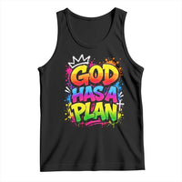 God Has A Plan Tank Top Graffiti Rap Christian Faith Graphic