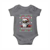 Skibidi Rizzmas Christmas Baby Onesie Rizz Santa Claus Funny Xmas Gen Alpha Ugly Christmas