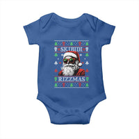 Skibidi Rizzmas Christmas Baby Onesie Rizz Santa Claus Funny Xmas Gen Alpha Ugly Christmas