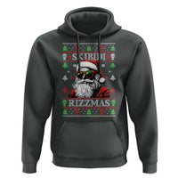 Skibidi Rizzmas Christmas Hoodie Rizz Santa Claus Funny Xmas Gen Alpha Ugly Christmas