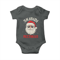 Skibidi Rizzmas Christmas Baby Onesie Rizz Santa Claus Retro Funny Xmas Gen Alpha Kid