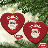 Skibidi Rizzmas Xmas Christmas Ornament Rizz Santa Claus Retro Funny Xmas Gen Alpha Kid - Wonder Print Shop