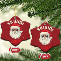 Skibidi Rizzmas Xmas Christmas Ornament Rizz Santa Claus Retro Funny Xmas Gen Alpha Kid - Wonder Print Shop