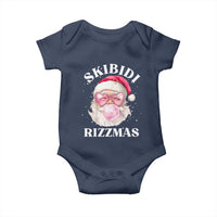 Skibidi Rizzmas Christmas Baby Onesie Rizz Santa Pink Bubble Gum Funny Xmas Gen Alpha Girl Kids