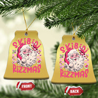 Skibidi Rizzmas Santa Christmas Ornament Rizz Santa Pink Groovy Funny Xmas Gen Alpha Girl Kids - Wonder Print Shop
