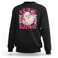 Skibidi Rizzmas Christmas Sweatshirt Rizz Santa Groovy Funny Xmas Gen Alpha Girl Kids - Wonder Print Shop