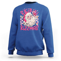 Skibidi Rizzmas Christmas Sweatshirt Rizz Santa Groovy Funny Xmas Gen Alpha Girl Kids - Wonder Print Shop