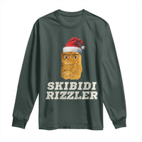 Christmas Skibidi Toilet Rizzler Long Sleeve Shirt Meme Funny Memes Brainrot Rizz