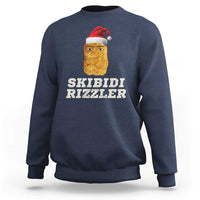 Christmas Skibidi Skibidi Toilet Rizzler Sweatshirt Meme Funny Memes Brainrot Rizz - Wonder Print Shop