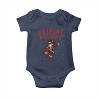 Skibidi Rizzmas Christmas Baby Onesie Rizz Santa Claus Skater Skateboard Skateboarder Kid Cool