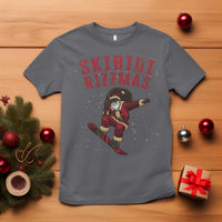 Skibidi Rizzmas Christmas T Shirt Rizz Santa Claus Skater Skateboard Skateboarder Kid Cool - Wonder Print Shop
