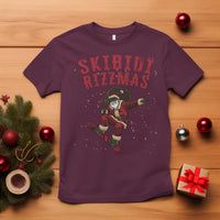 Skibidi Rizzmas Christmas T Shirt Rizz Santa Claus Skater Skateboard Skateboarder Kid Cool - Wonder Print Shop
