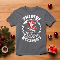 Skibidi Rizzmas Christmas T Shirt Rizz Skateboarding Santa Claus Skater Skateboard Skateboarder - Wonder Print Shop