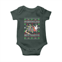 Possum Christmas Baby Onesie Overstimulated But Festive Ugly Christmas