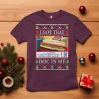 I Got That Dog in Me Ugly Christmas T Shirt Keep 150 Dank Meme Hot Dog Combo - Wonder Print Shop