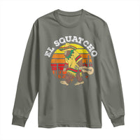 El Squatcho Bigfoot Long Sleeve Shirt Mexican Sasquatch Cinco De Mayo