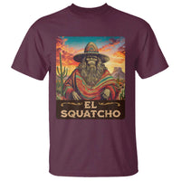 El Squatcho Bigfoot T Shirt Mexican Sasquatch Lovers Cinco De Mayo - Wonder Print Shop