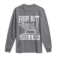 BBQ Long Sleeve Shirt Pork Butt Rub Dad Grill Gift