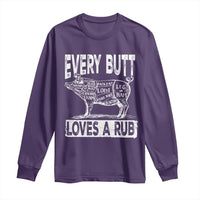 BBQ Long Sleeve Shirt Pork Butt Rub Dad Grill Gift