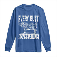 BBQ Long Sleeve Shirt Pork Butt Rub Dad Grill Gift