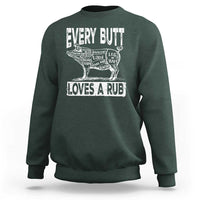 BBQ Sweatshirt Pork Butt Rub Dad Grill Gift - Wonder Print Shop