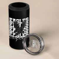 Vintage Eagles Bird Inspirational 4 in 1 Can Cooler Tumbler 90s Style Classic Eagles Fly - Wonder Print Shop
