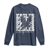 Vintage Eagles Bird Inspirational Long Sleeve Shirt 90s Style Classic Eagles Fly - Wonder Print Shop