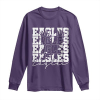 Vintage Eagles Bird Inspirational Long Sleeve Shirt 90s Style Classic Eagles Fly - Wonder Print Shop