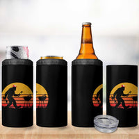 Bigfoot BBQ 4 in 1 Can Cooler Tumbler Funny Barbecue Sasquatch Lovers Dad Grill Gift