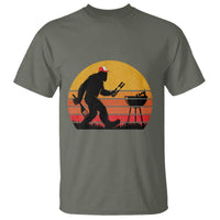 Bigfoot BBQ T Shirt Funny Barbecue Sasquatch Lovers Dad Grill Gift - Wonder Print Shop