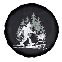 Bigfoot BBQ Spare Tire Cover Funny Sasquatch Barbecue Dad Grill Gift