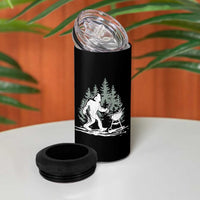 Bigfoot BBQ 4 in 1 Can Cooler Tumbler Funny Sasquatch Barbecue Dad Grill Gift
