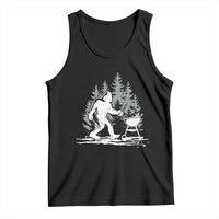 Bigfoot BBQ Tank Top Funny Sasquatch Barbecue Dad Grill Gift