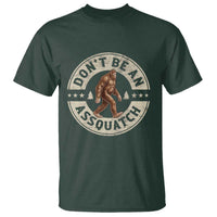Funny Bigfoot T Shirt Don't Be An Assquatch Retro Outdoor - Wonder Print Shop