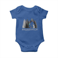 Funny Bigfoot Fishing Baby Onesie Bassquatch Sasquatch In The Forest Yeti - Wonder Print Shop