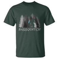 Funny Bigfoot Fishing T Shirt Bassquatch Sasquatch In The Forest Yeti - Wonder Print Shop