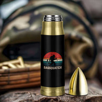Retro Bigfoot Fishing Bullet Tumbler Funny Retro Sasquatch Bassquatch Fisherman - Wonder Print Shop