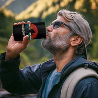 Retro Bigfoot Fishing 4 in 1 Can Cooler Tumbler Funny Retro Sasquatch Bassquatch Fisherman - Wonder Print Shop