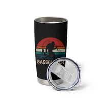 Retro Bigfoot Fishing Tumbler Cup Funny Retro Sasquatch Bassquatch Fisherman - Wonder Print Shop