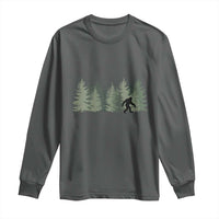 Bigfoot In The Forest Sasquatch Yeti Long Sleeve Shirt - Wonder Print Shop