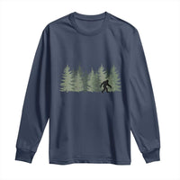 Bigfoot In The Forest Sasquatch Yeti Long Sleeve Shirt - Wonder Print Shop