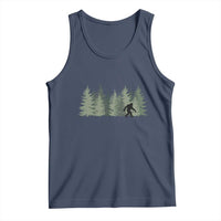 Bigfoot In The Forest Sasquatch Yeti Tank Top - Wonder Print Shop