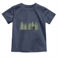 Bigfoot In The Forest Sasquatch Yeti Toddler T Shirt - Wonder Print Shop