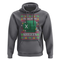 Funny Christmas Freak In The Sheets Hoodie Excel Spreadsheets Office Ugly Christmas Accountant Gift