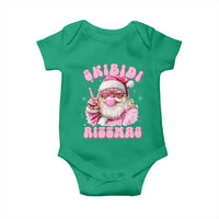 Skibidi Rizzmas Christmas Baby Onesie Rizz Santa Pink Bubble Gum Funny Xmas Girl Kids Gen Alpha